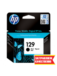 Заправка черного картриджа HP 129